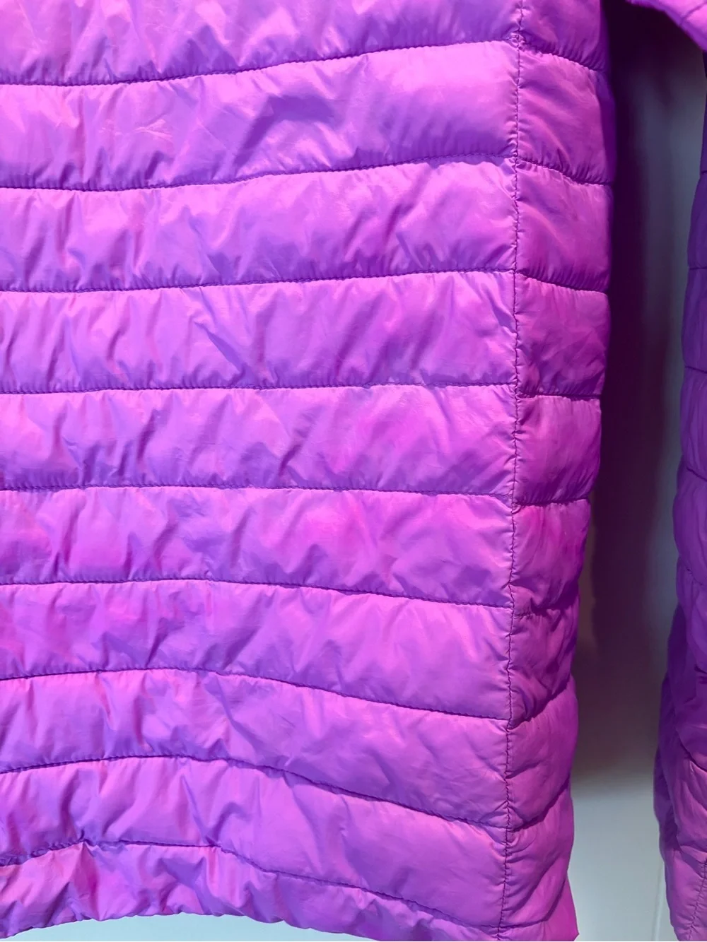 Lands' End Girls' Purple Packable Puffer Quilted Jacket